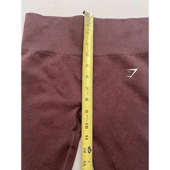 GYMSHARK Adapt Fleck Seamless Leggings Size Medium Chocolate Brown Athletic - Picture 10 of 10